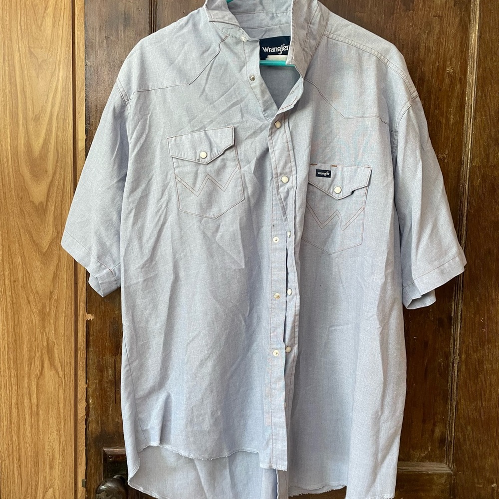 men’s wrangler pearl snap